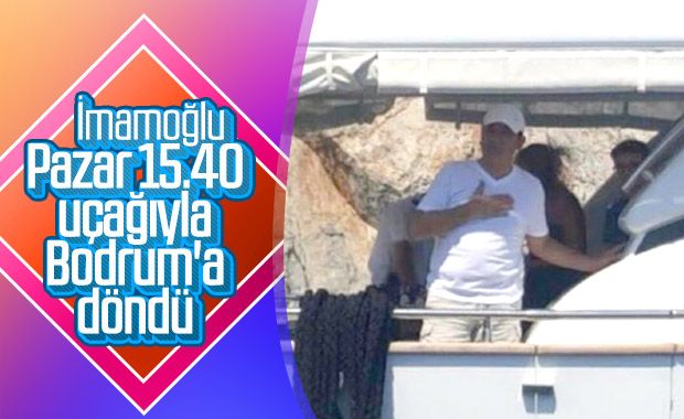 Ekrem İmamoğlu, Bodrum'a geri döndü