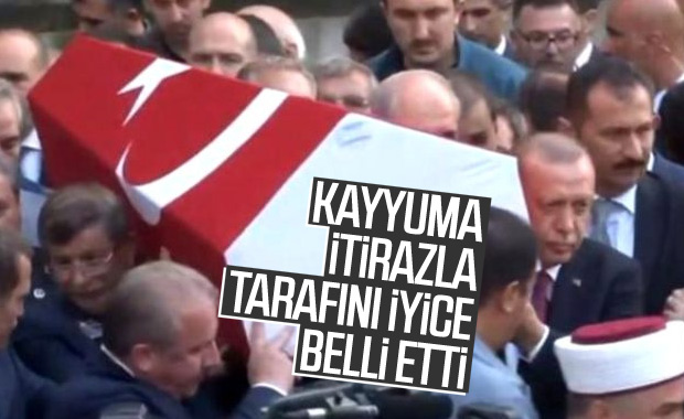 Cumhurbaşkanı Erdoğan ile Davutoğlu aynı karede