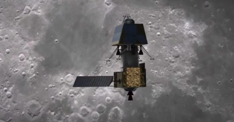 Hindistan'ın uzay aracı Chandrayaan-2 Ay'ın yörüngesinde