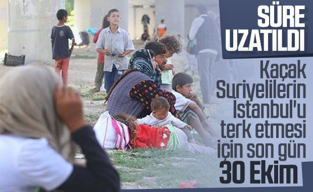 İstanbul'daki Suriyeliler için süre uzatıldı