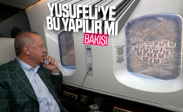 Cumhurbaşkanı Erdoğan, Yusufeli'deki yeni konutları inceledi