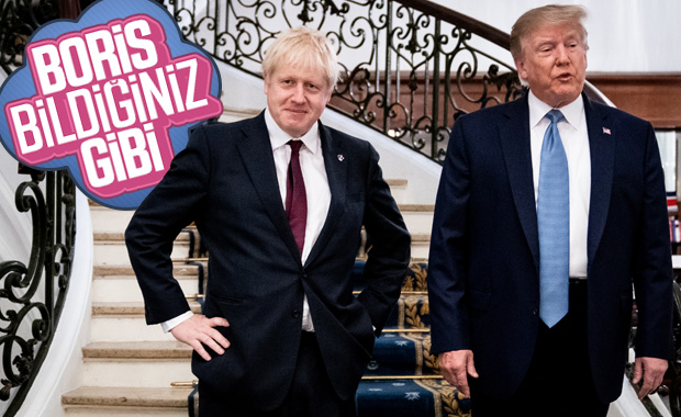 Donald Trump-Boris Johnson bir araya geldi
