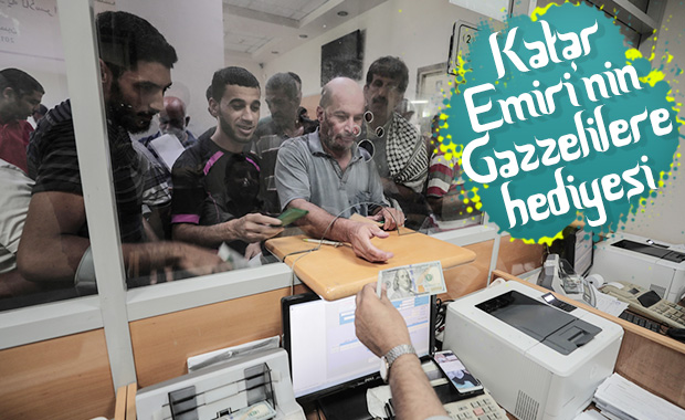 Katar, Gazze'de yoksul ailelere 10 milyon dolar dağıttı