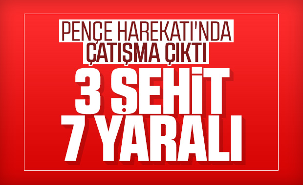 Irak'ın kuzeyinde çatışma: 3 şehit, 7 yaralı