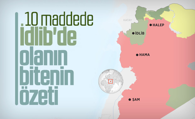 İdlib'de yaşananların özeti