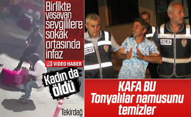 Tekirdağ'da sevgili çifte sokakta silahlı saldırı