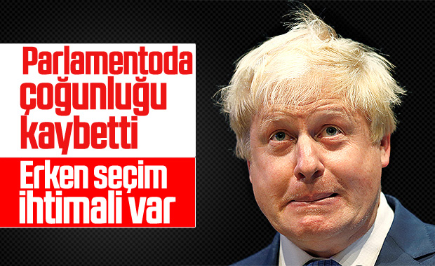 Boris Johnson hükümeti çoğunluğu kaybetti
