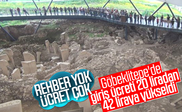 Göbeklitepe'de giriş ücretine zam geldi