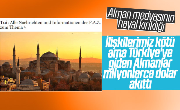 Türkiye'ye gelen Alman sayısı Alman medyasının gündeminde