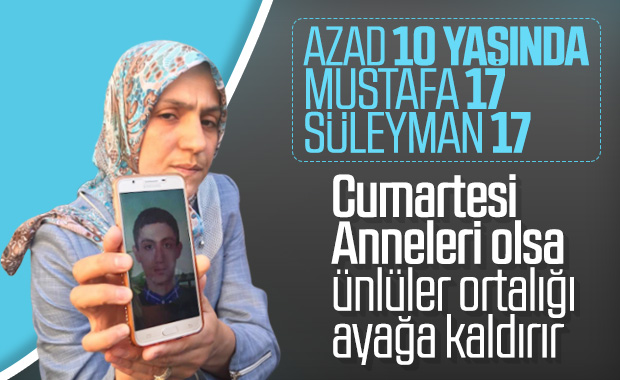 Diyarbakır'da PKK'nın kaçırdığı çocuklar