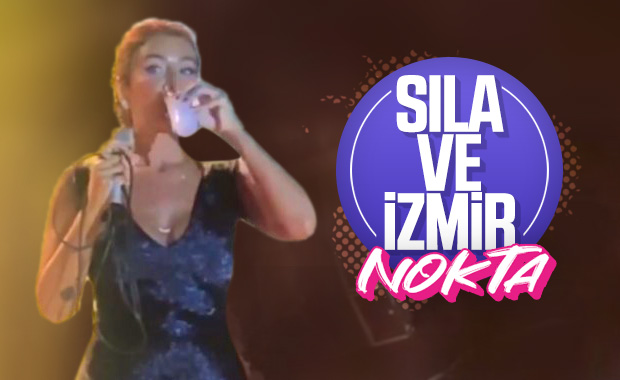 Sıla sahnede rakı içti