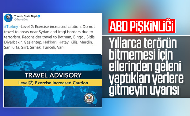 ABD'den Türkiye hakkında seyahat uyarısı