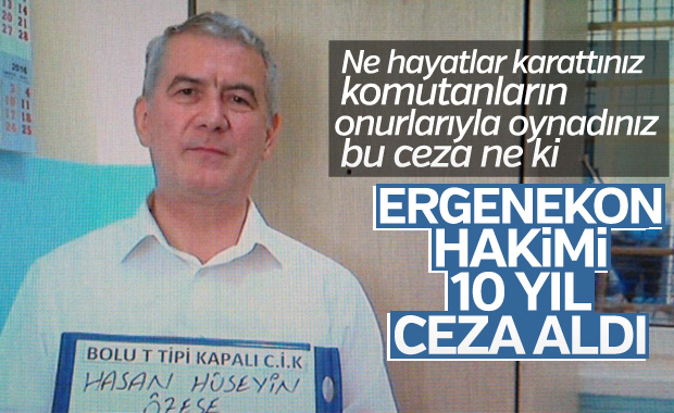 Ergenekon davası mahkeme başkanına hapis cezası