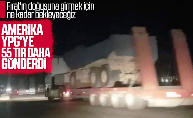 ABD, Suriye'deki YPG'lilere yeni sevkiyat yaptı