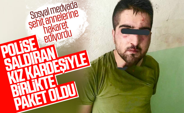 Şehit ailelerine hakaret eden zanlı yakalandı