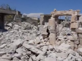 Demolition in Idlib viewed closely