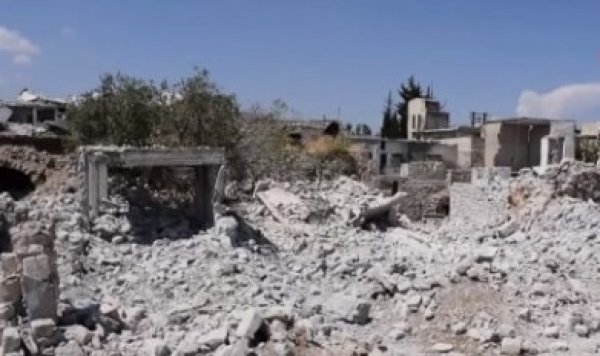 Demolition in Idlib viewed closely #2