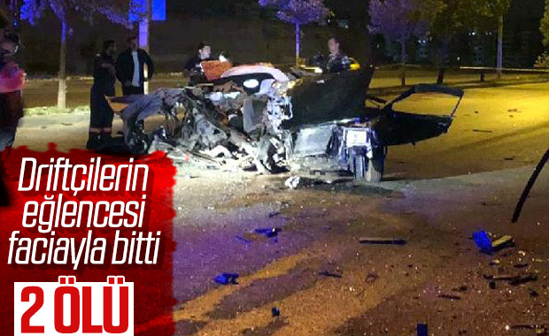 Driftçiler, polisten kaçarken canlarından oldular