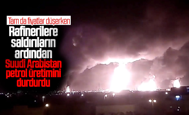 Suudi Arabistan petrol üretimini durdurdu
