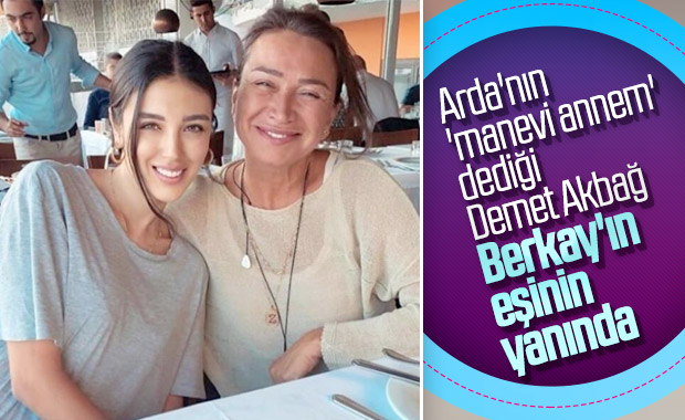 Demet Akbağ, Özlem Ada Şahin'le buluştu