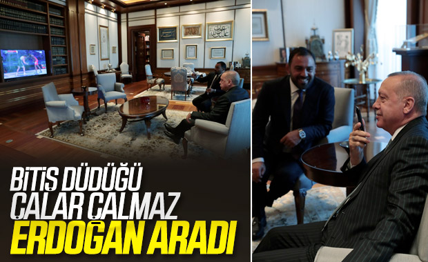 Erdoğan'dan Rıza Kayaalp'e tebrik telefonu