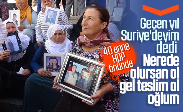 HDP önünde eylem yapan aile sayısı 40'e yükseldi