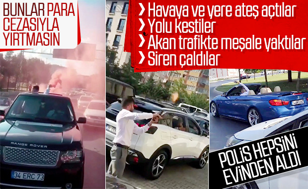 Magandalar trafiği birbirine kattı