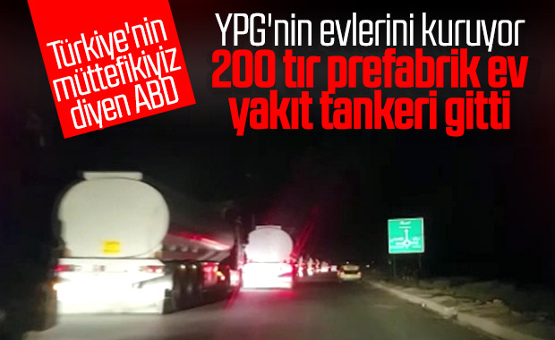 ABD yine YPG'ye malzeme yardımı yaptı