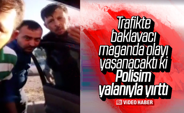 Magandalardan kurtulmak için 'polisim' dedi