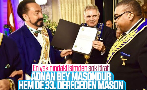 Ahmet Oktar Babuna: Adnan Bey masondur