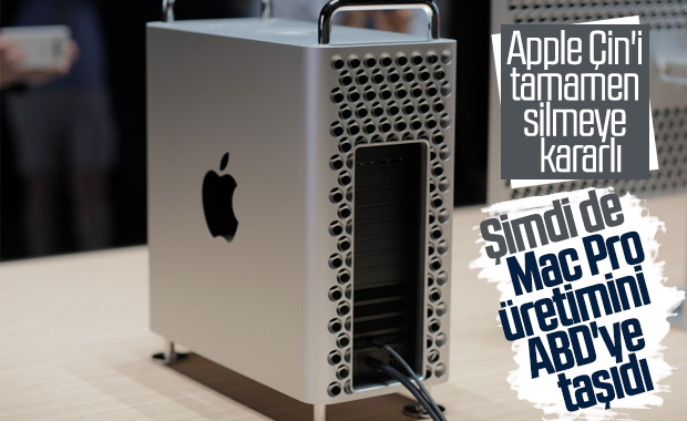 Apple, Mac Pro'ların üretimini artık Çin'de yapmayacak