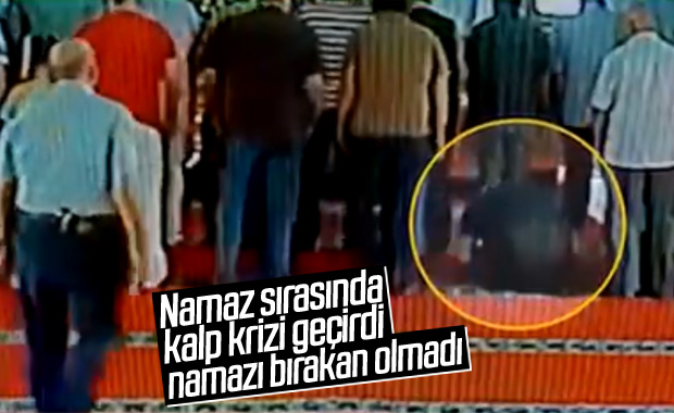 Camide kalp krizi geçiren kişiye yardım eden olmadı