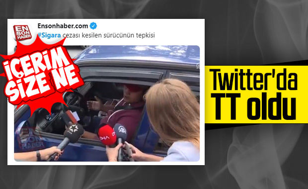 Otomobilde sigara cezasına vatandaşın tepkisi