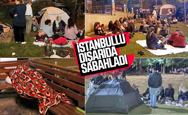 İstanbullular geceyi parklarda geçirdi