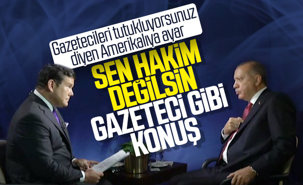 Cumhurbaşkanı Erdoğan'dan FOX News sunucusuna ayar