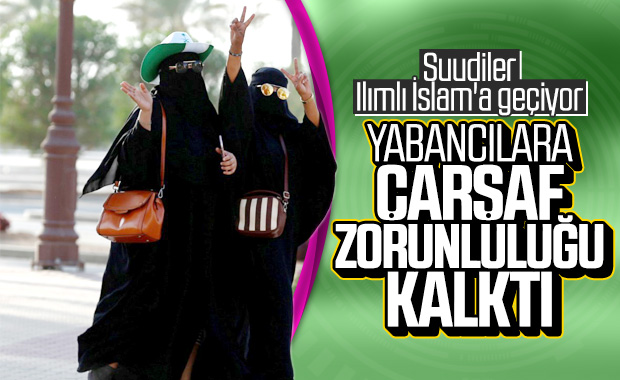 Suudi Arabistan'da çarşaf zorunluluğu esnetiliyor