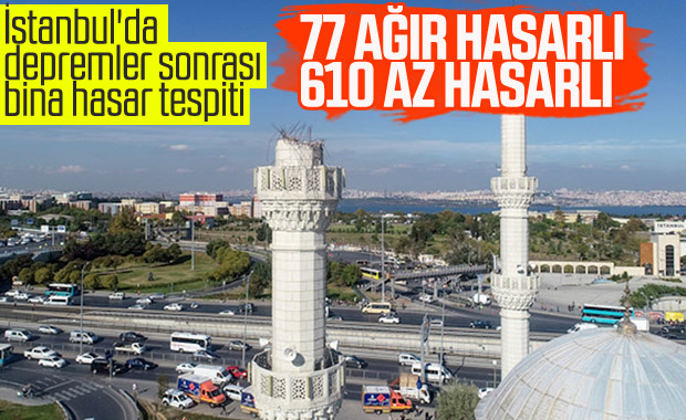 İstanbul'da deprem sonrası bina hasar tespiti
