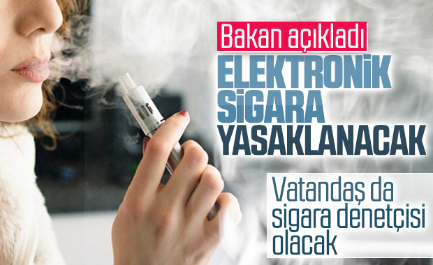Elektronik sigaraya yasak geliyor