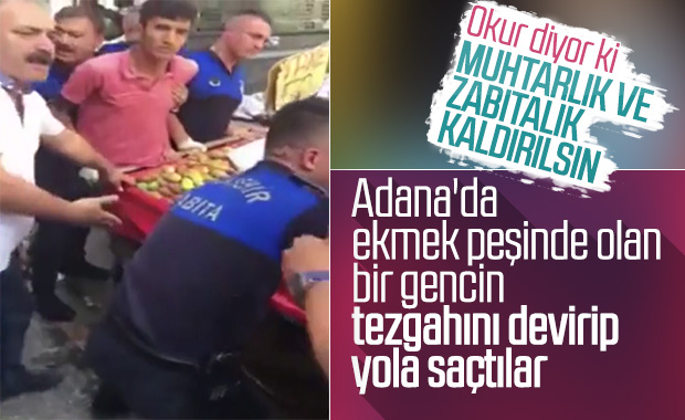 Zabıta ekipleri incirleri yere döktü, mahalleli ayaklandı