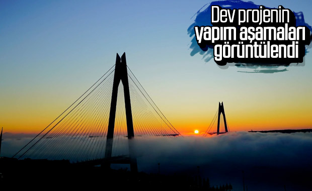 Kuzey Marmara otoyolu havadan görüntülendi