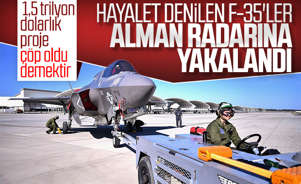 Alman şirket: F-35 radara yakalandı