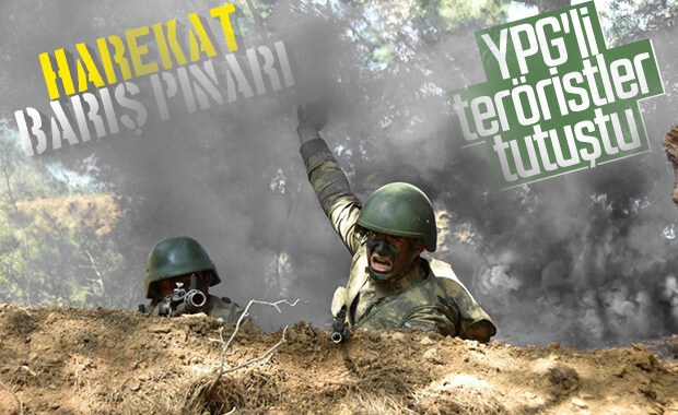 YPG'li teröristler tutuştu, sınıra yerleşti