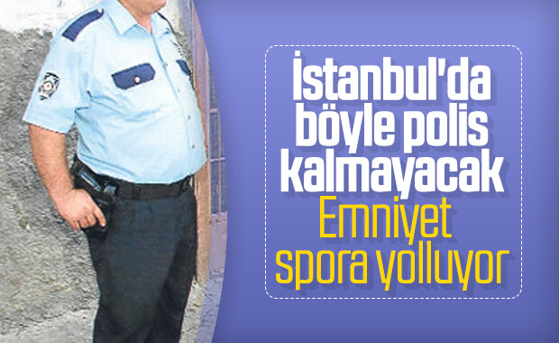 İstanbul'daki polisler spora başlıyor