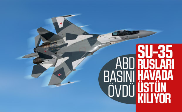 ABD basını Su-35'leri övdü: Rus hava üstünlüğüne örnek