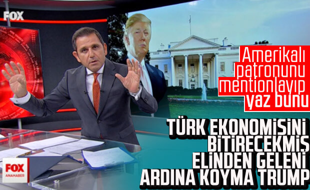 Fatih Portakal'ı, Trump sinirlendirdi