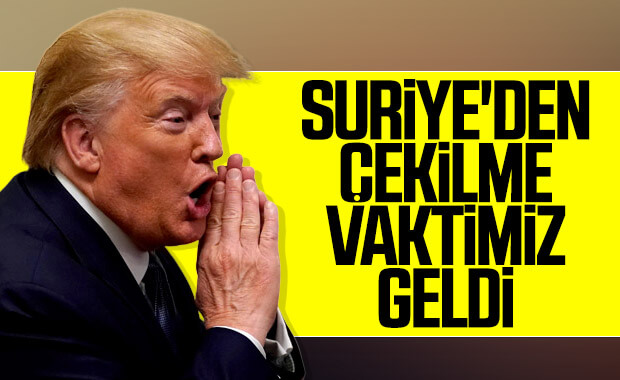 Trump'tan Suriye açıklaması