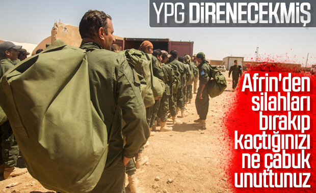 YPG, Türkiye'ye karşı 'direneceğiz' diyor