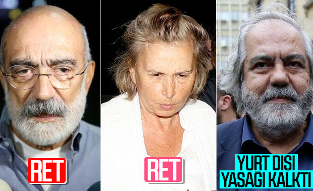 Ahmet Altan ve Ilıcak'a ret, Mehmet Altan'ın yasağı kalktı