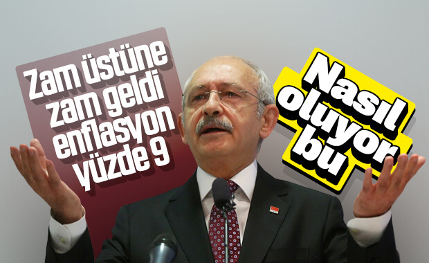 Kemal Kılıçdaroğlu'ndan enflasyon eleştirisi