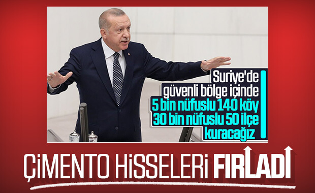 Fırat'ın doğusundaki operasyon hazırlığı çimento hisselerini uçurdu